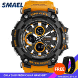 SMAEL Military Army Watch Orange