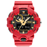 SMAEL Military Watch Red