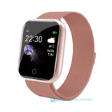 Fashion Stainless Steel Smart Watch Women Men Electronics Sport