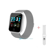 Fashion Stainless Steel Smart Watch Women Men Electronics Sport