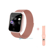 Fashion Stainless Steel Smart Watch Women Men Electronics Sport